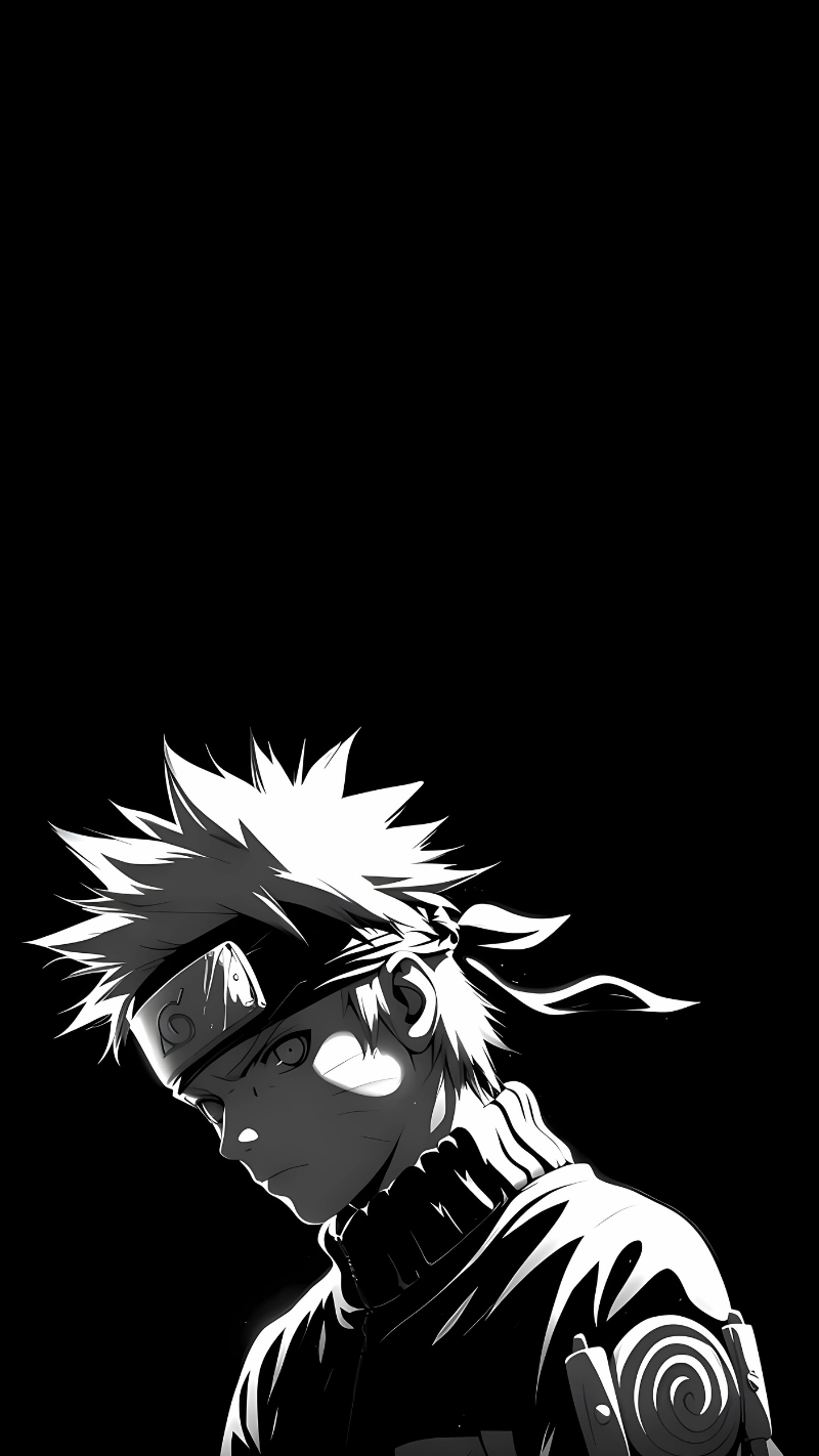 ảnh nền naruto trang đen hd
