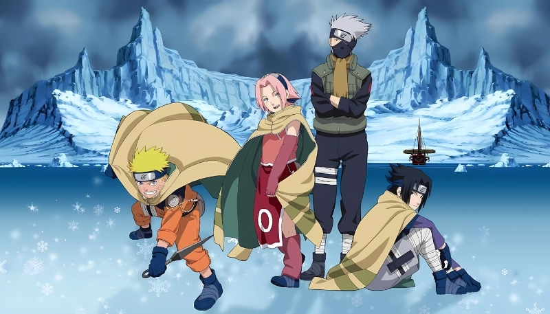ảnh nền naruto cùng đồng đội cho laptop