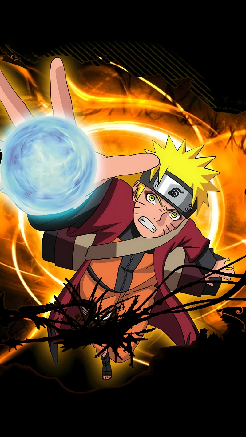 hình nền naruto rasengan 4k