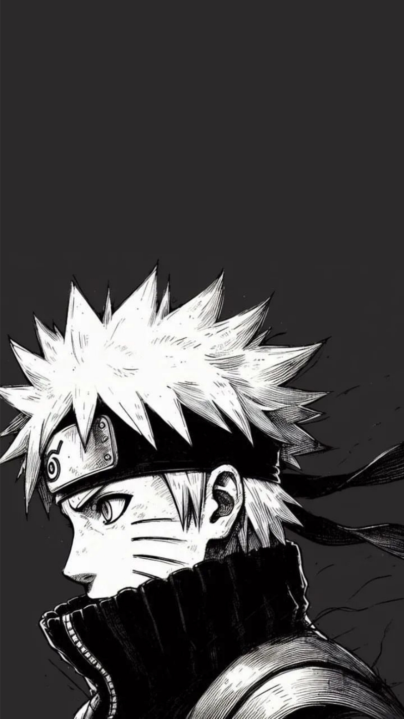 hình nền naruto trang đen vs sasuke