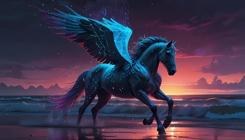 Ảnh nền ngựa 3D ngầu uy lực cho PC