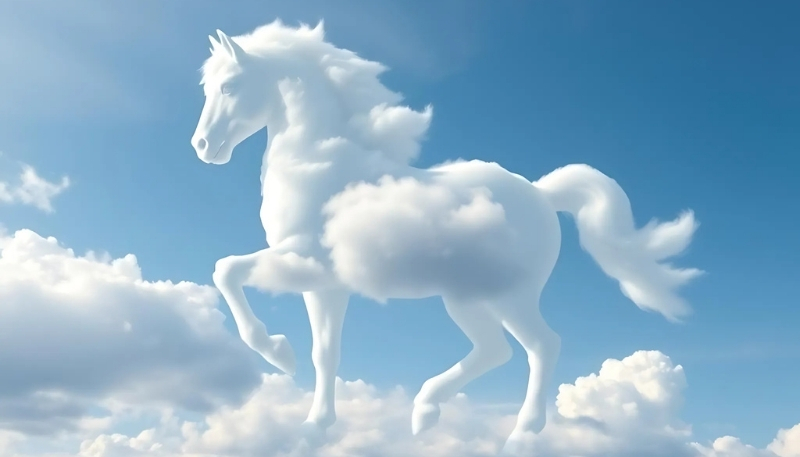 Ảnh nền ngựa 3D sống động nghệ thuật cho máy