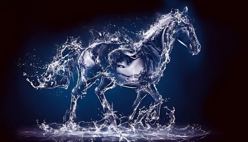 Ảnh ngựa 3D đẹp uy nghi cho máy tính