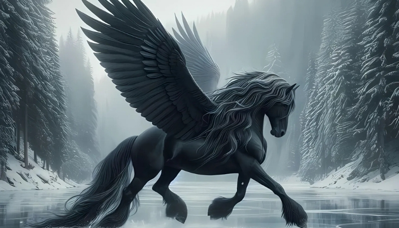 Ảnh ngựa 3D ngầu nổi bật cho máy tính