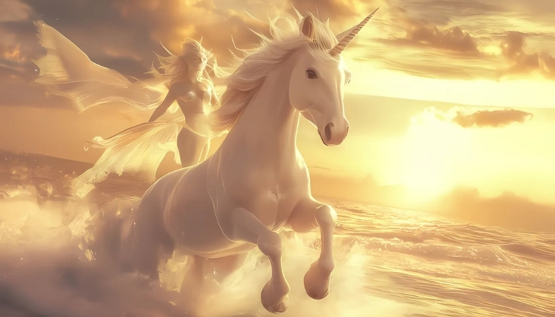 Hình nền ngựa 3D sống động mạnh mẽ cho máy