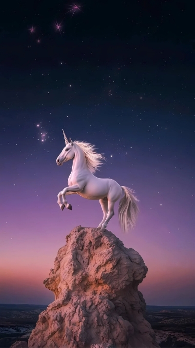 Hình nền ngựa 3D trắng đẹp mắt cho smartphone