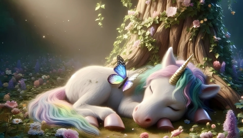 Hình ngựa 3D chibi nổi bật cho laptop