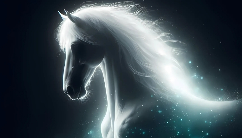 Hình ngựa 3D ngầu cuốn hút cho laptop