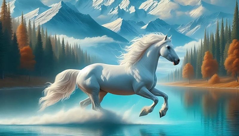 Hình ngựa 3D sống động đẹp cho máy tính