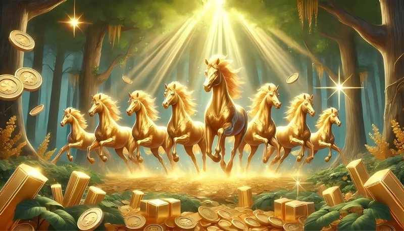 Nền ngựa 3D uy lực ấn tượng cho laptop