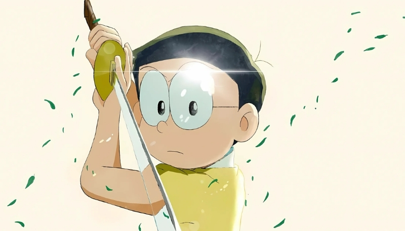 ảnh nền nobita cầm kiếm