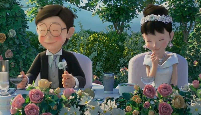 ảnh nền nobita dùng bữa