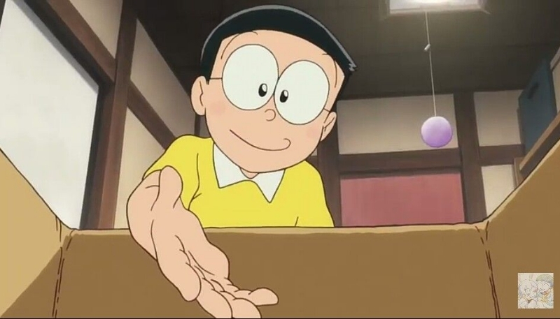 ảnh nền nobita mỉm cười