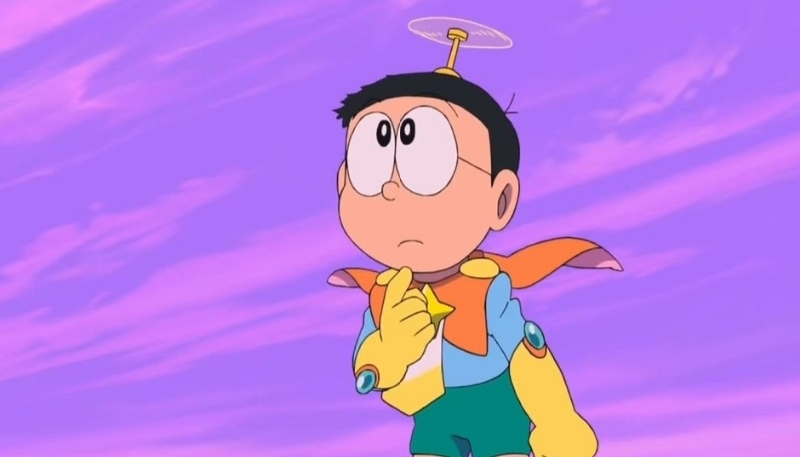 ảnh nền nobita suy tư