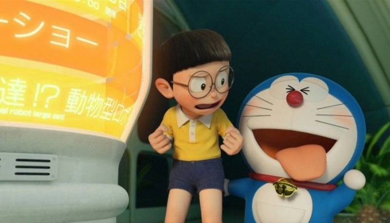 ảnh nền nobita và doraemon ngỗ nghịch