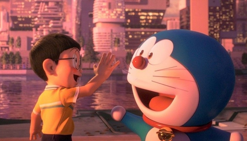 ảnh nền nobita và doraemon chibi