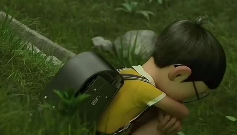 hình ảnh nền nobita chibi buồn