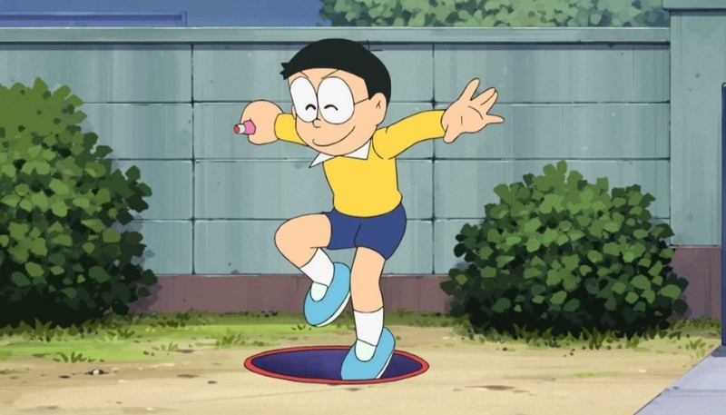 hình ảnh nền nobita nhún nhảy