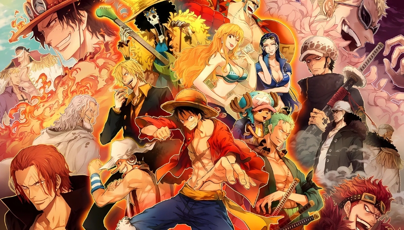 Background anime One Piece sắc nét