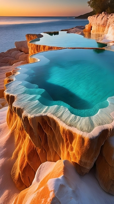 Ảnh nền oppo phong cảnh rừng sâu huyền ảo