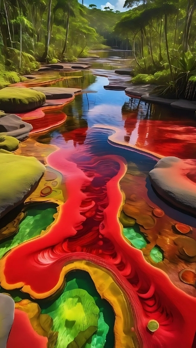 Nền máy oppo phong cảnh sông nước yên bình