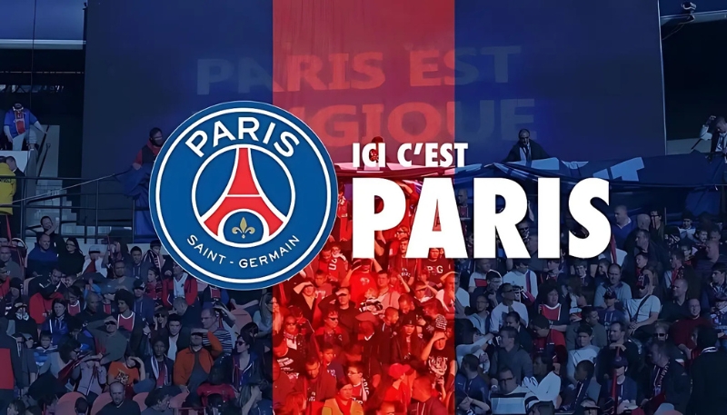 Ảnh logo PSG cực kỳ sáng tạo cho laptop