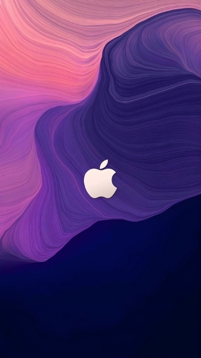 Ảnh bìa quả táo iPhone 4K nghệ thuật ngập tràn màu sắc