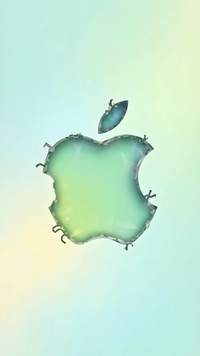 Ảnh bìa táo iPhone 4K ngọt ngào dễ thương