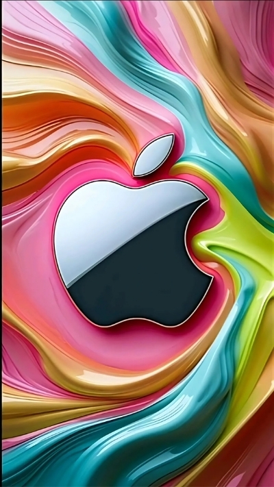 Ảnh nền táo iPhone 4K nghệ thuật mượt mà