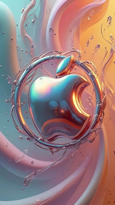 Ảnh nền táo iPhone 4K nghệ thuật siêu đẹp