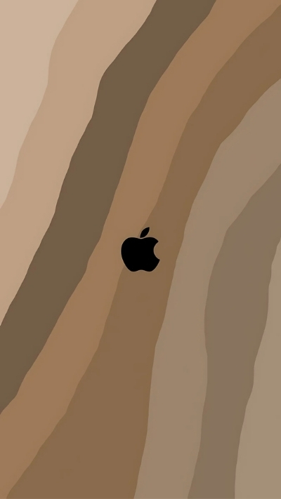 Background quả táo iPhone 4K tối giản đầy sáng tạo