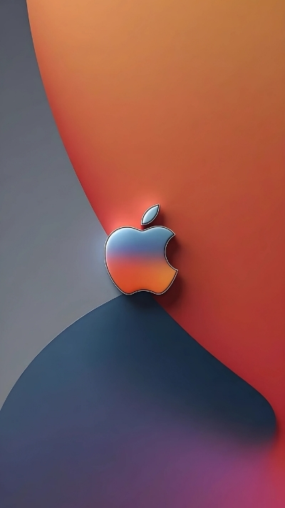 Background táo iPhone 4K tối giản mượt mà