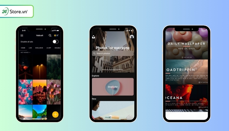 Gợi ý ứng dụng tải hình nền iPhone