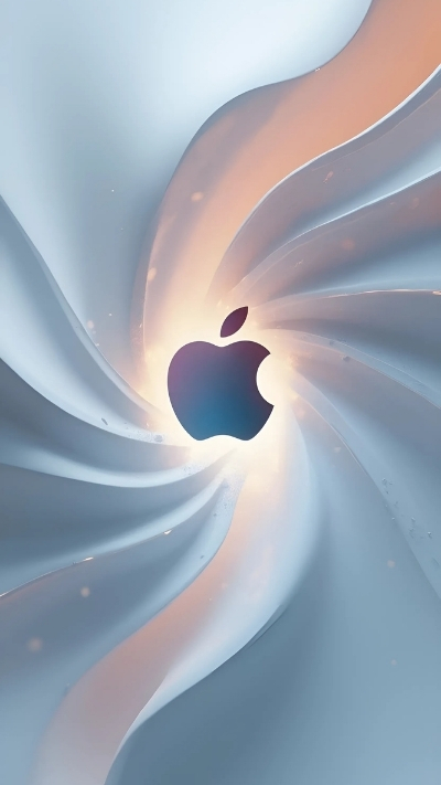 Wallpaper quả táo iPhone 4K đáng yêu