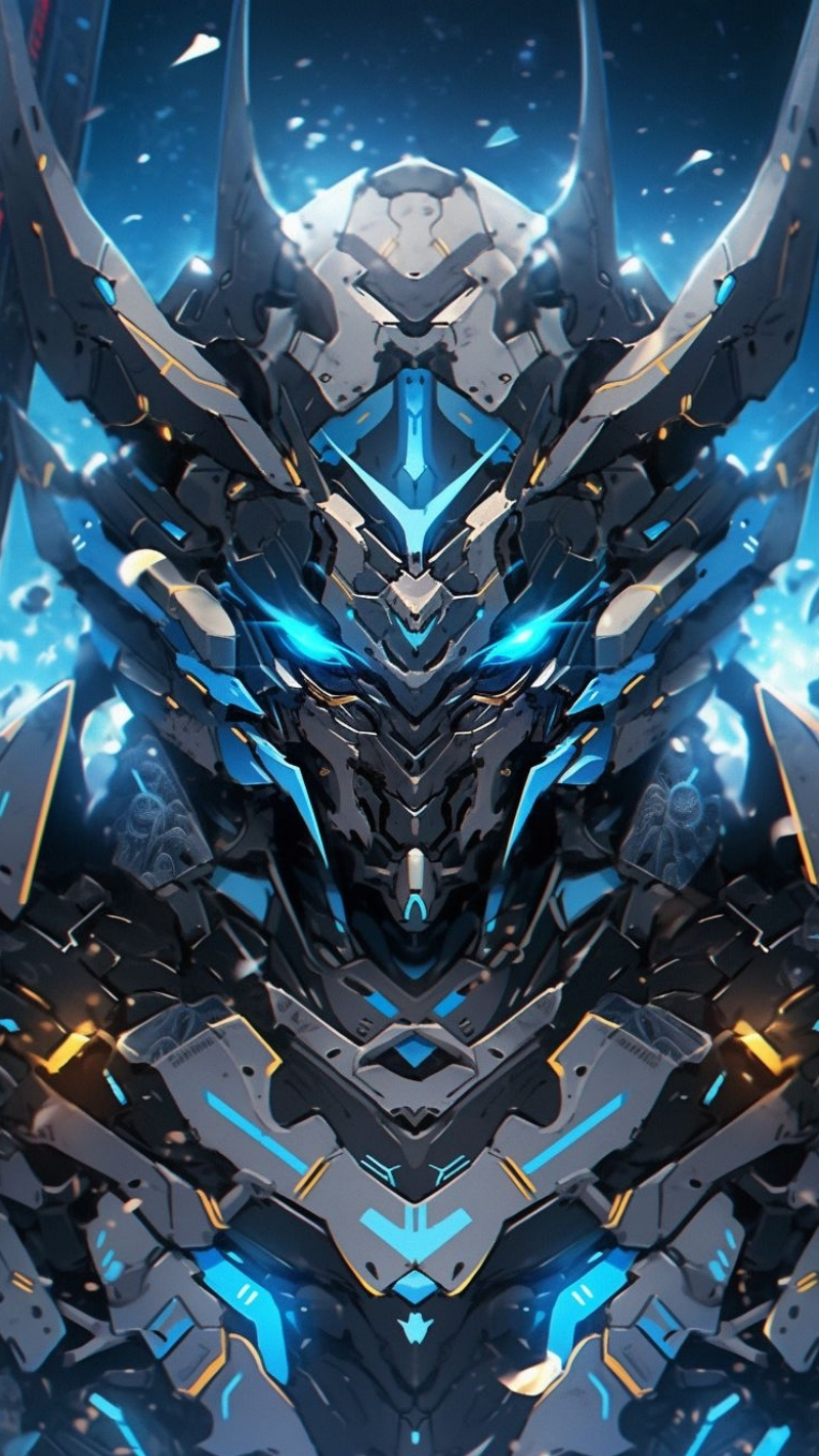 bộ hình robot mecha gai góc cool