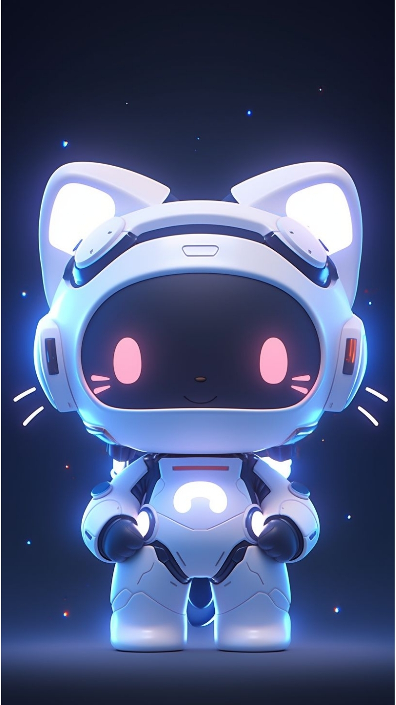 hình robot tương lai dễ thương