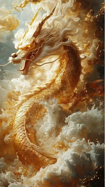 hình nền rồng vàng