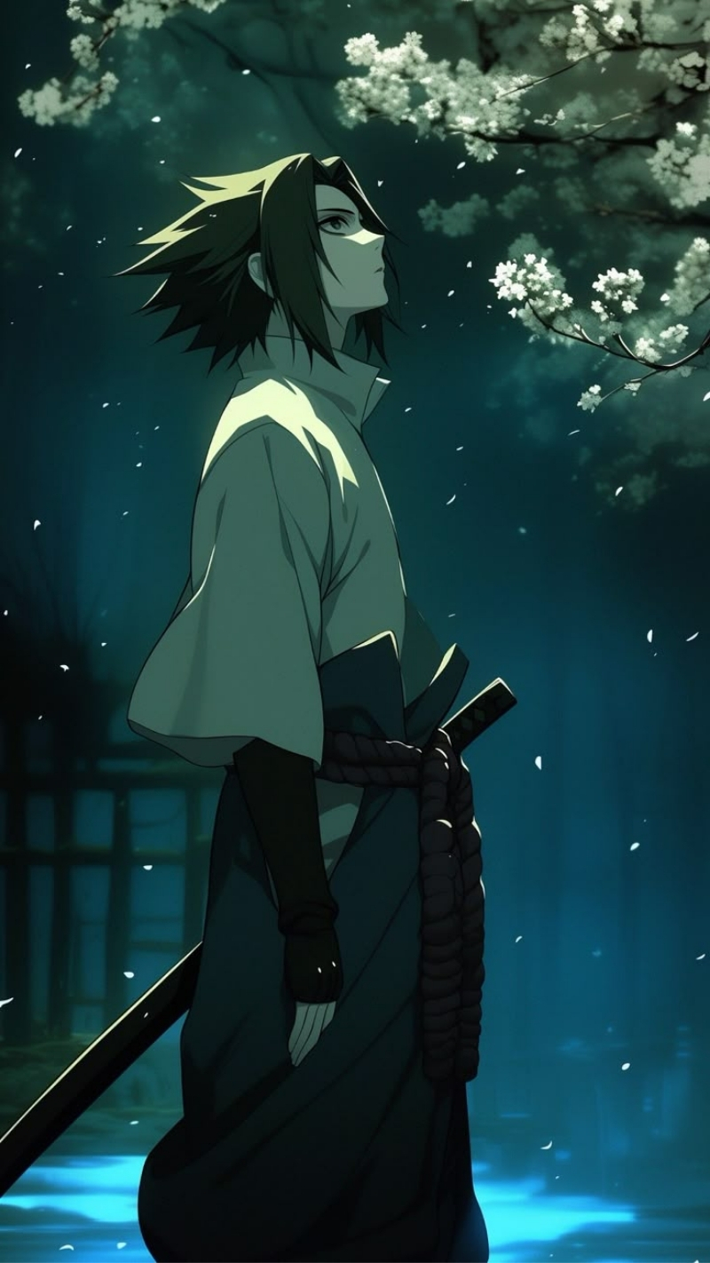 ảnh nền sasuke 3d huyền ảo