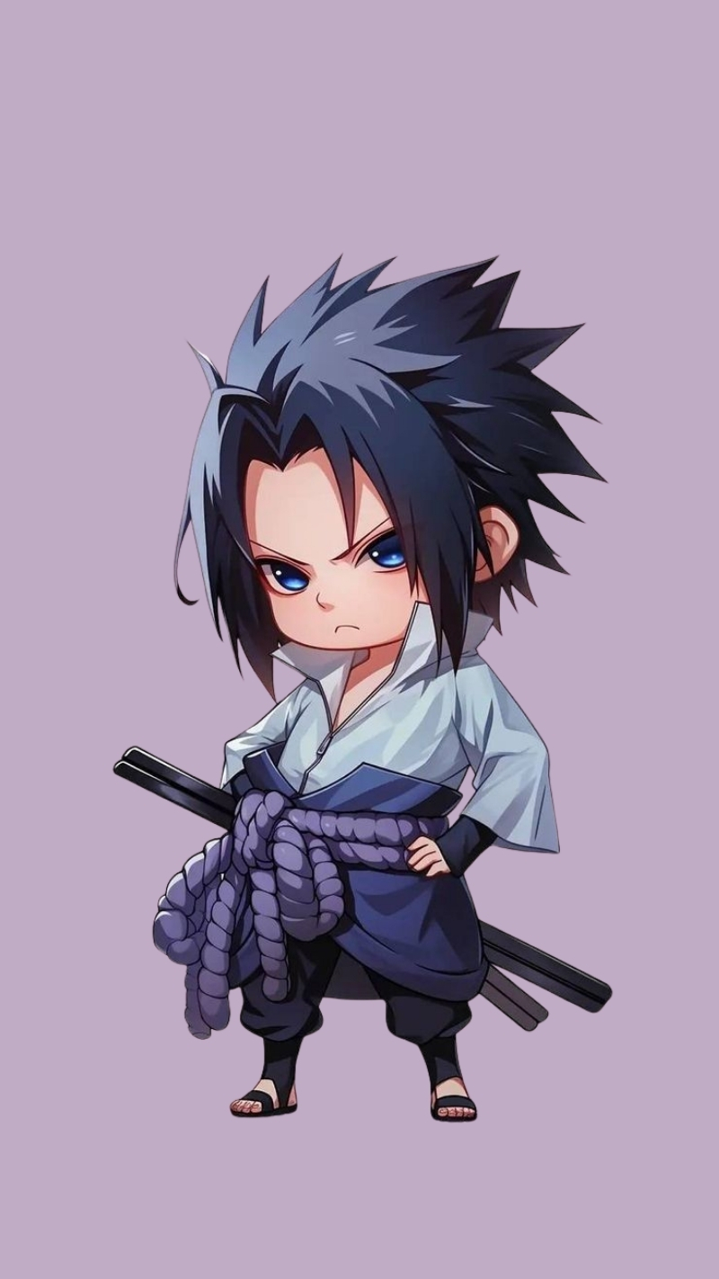 ảnh nền sasuke chibi cute hạt hu