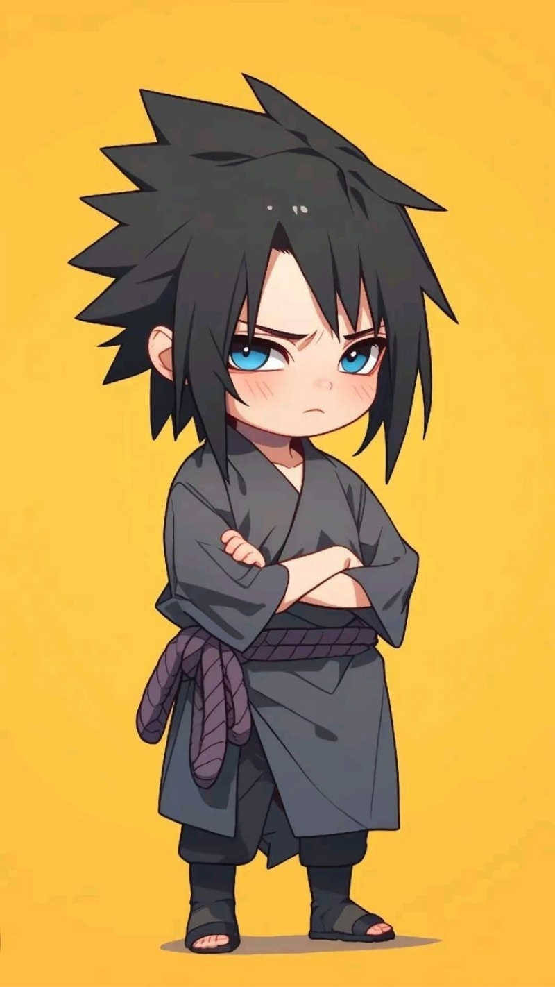 ảnh nền sasuke chibi thân thiện