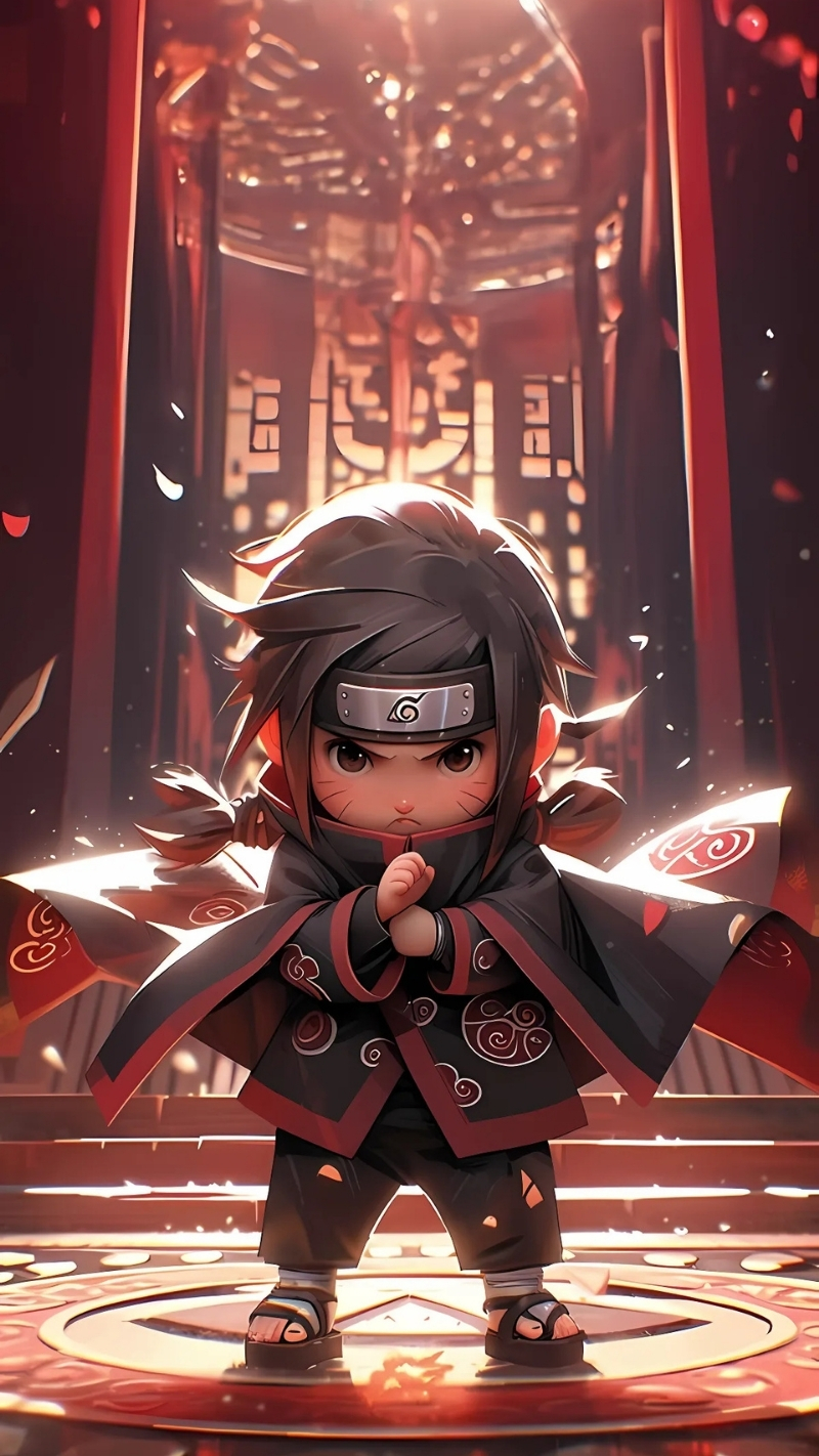 ảnh nền sasuke chibi trang nhã