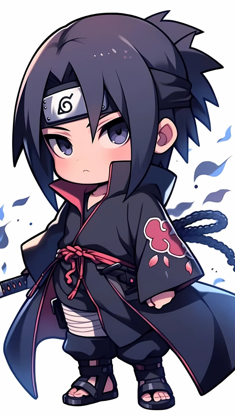 ảnh nền sasuke chibi tuổi trẻ