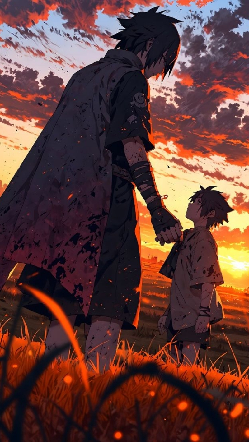 ảnh nền sasuke fanart phác họa