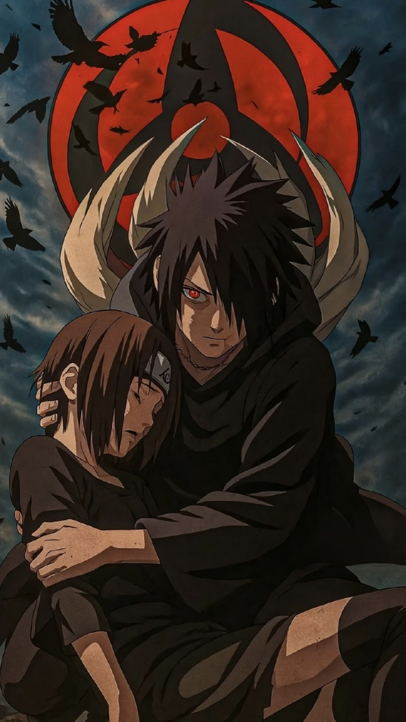 ảnh nền sasuke và itachi bụi bặm