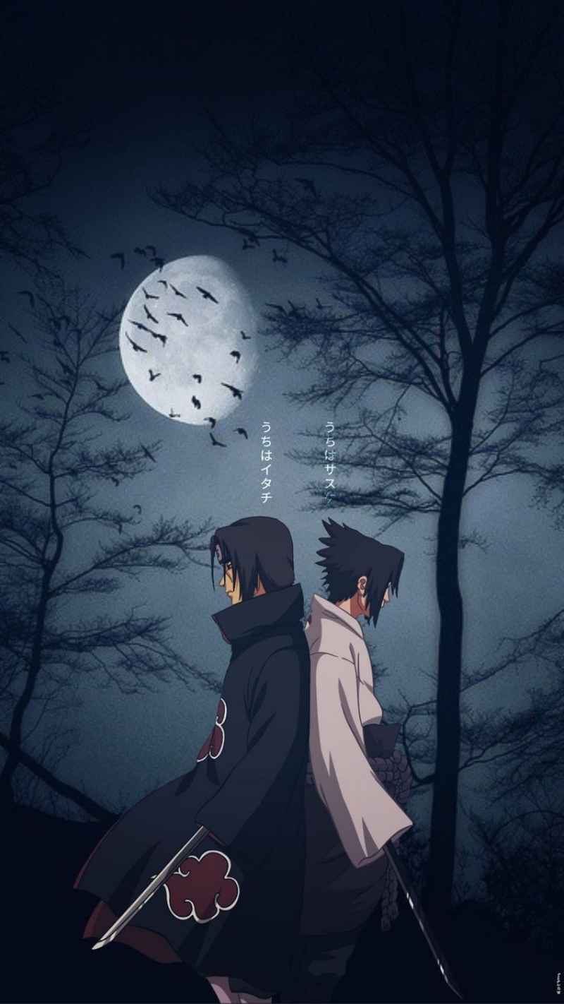 ảnh nền sasuke và itachi huyền bí