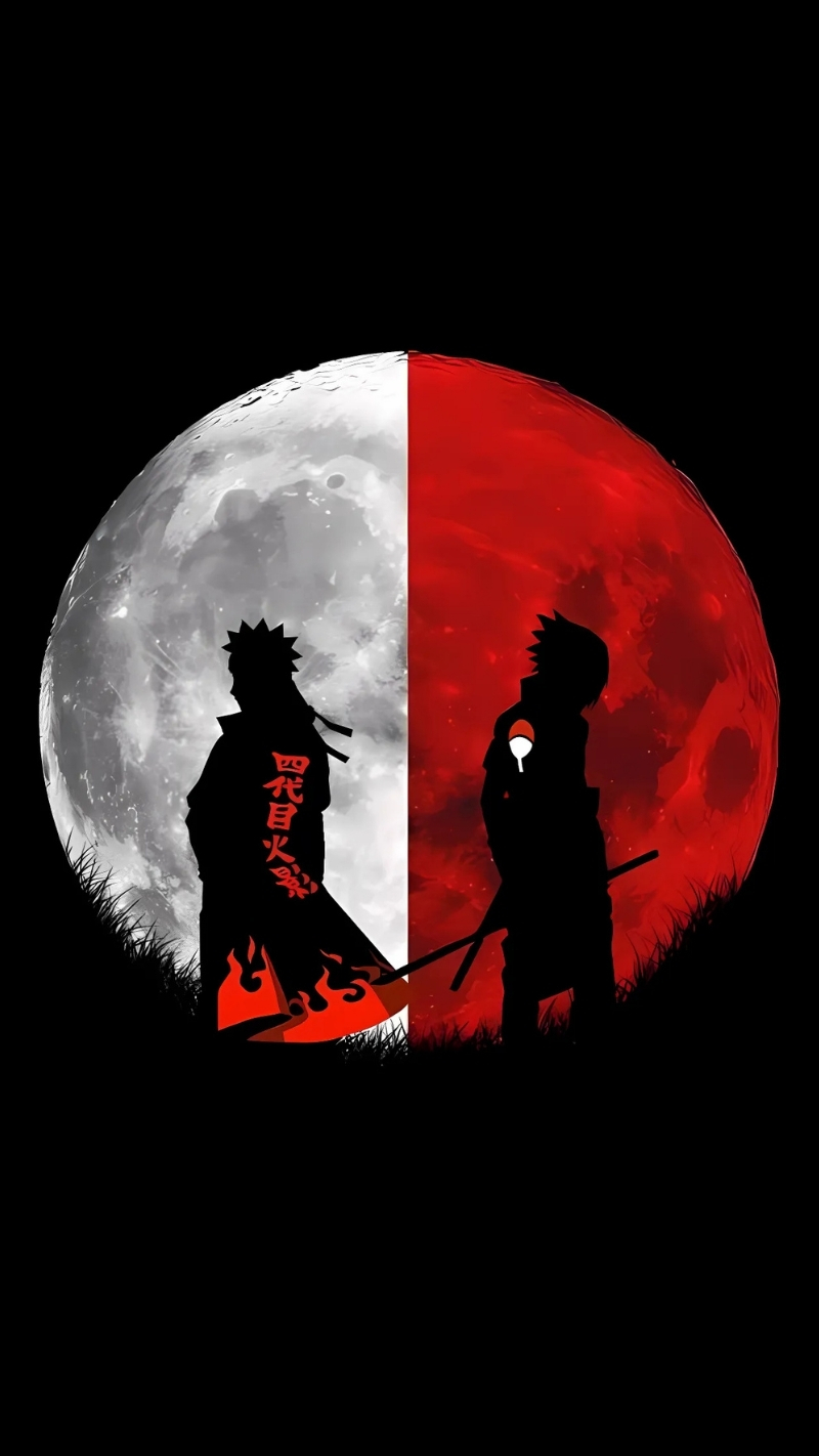 ảnh nền sasuke và naruto cạnh tranh