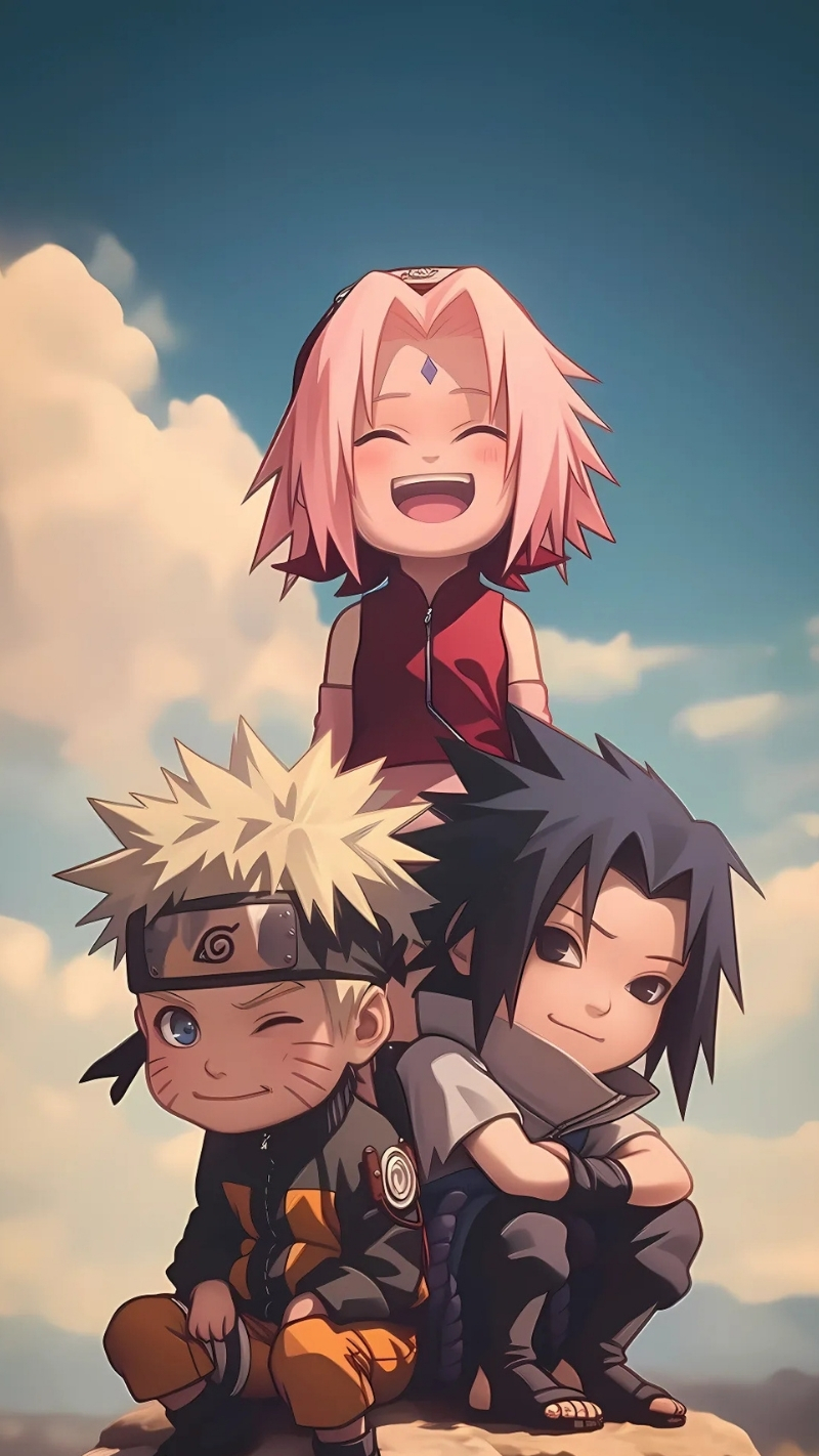 ảnh nền sasuke và naruto gắn bó