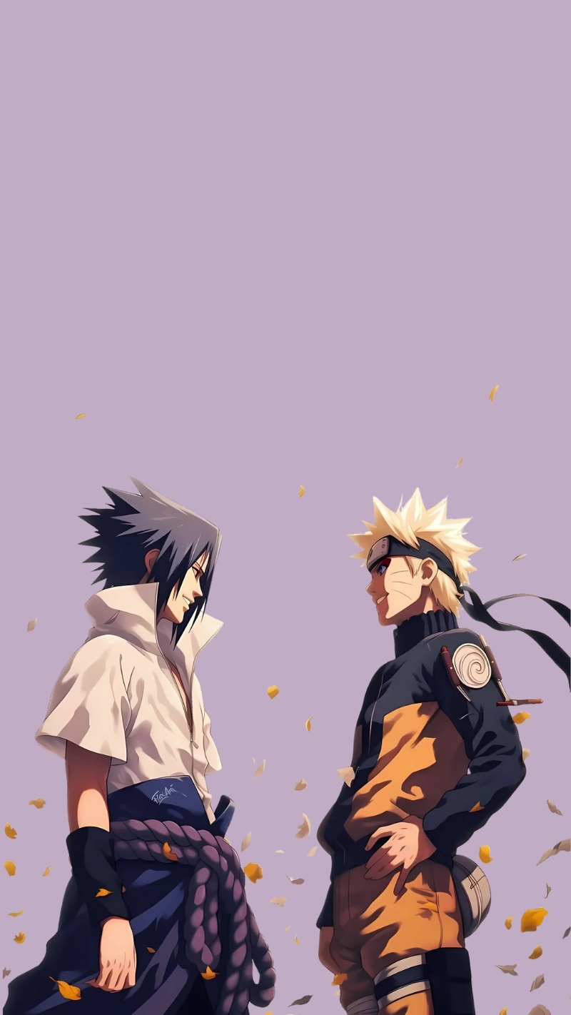 ảnh nền sasuke và naruto sát cánh