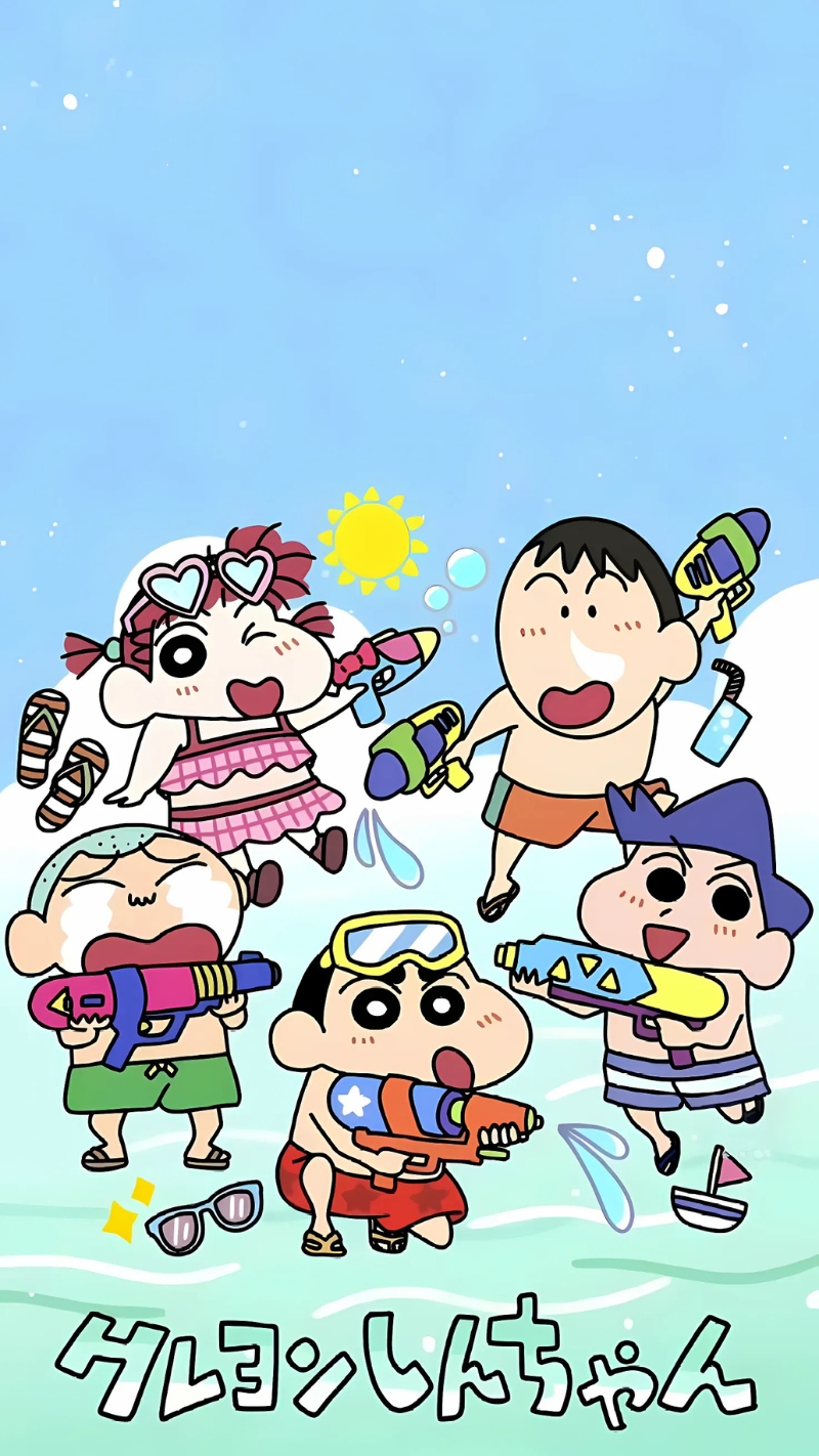 Hình nền điện thoại Shin đáng yêu