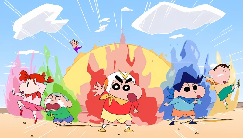 Hình nền laptop Shin Cậu Bé Bút Chì